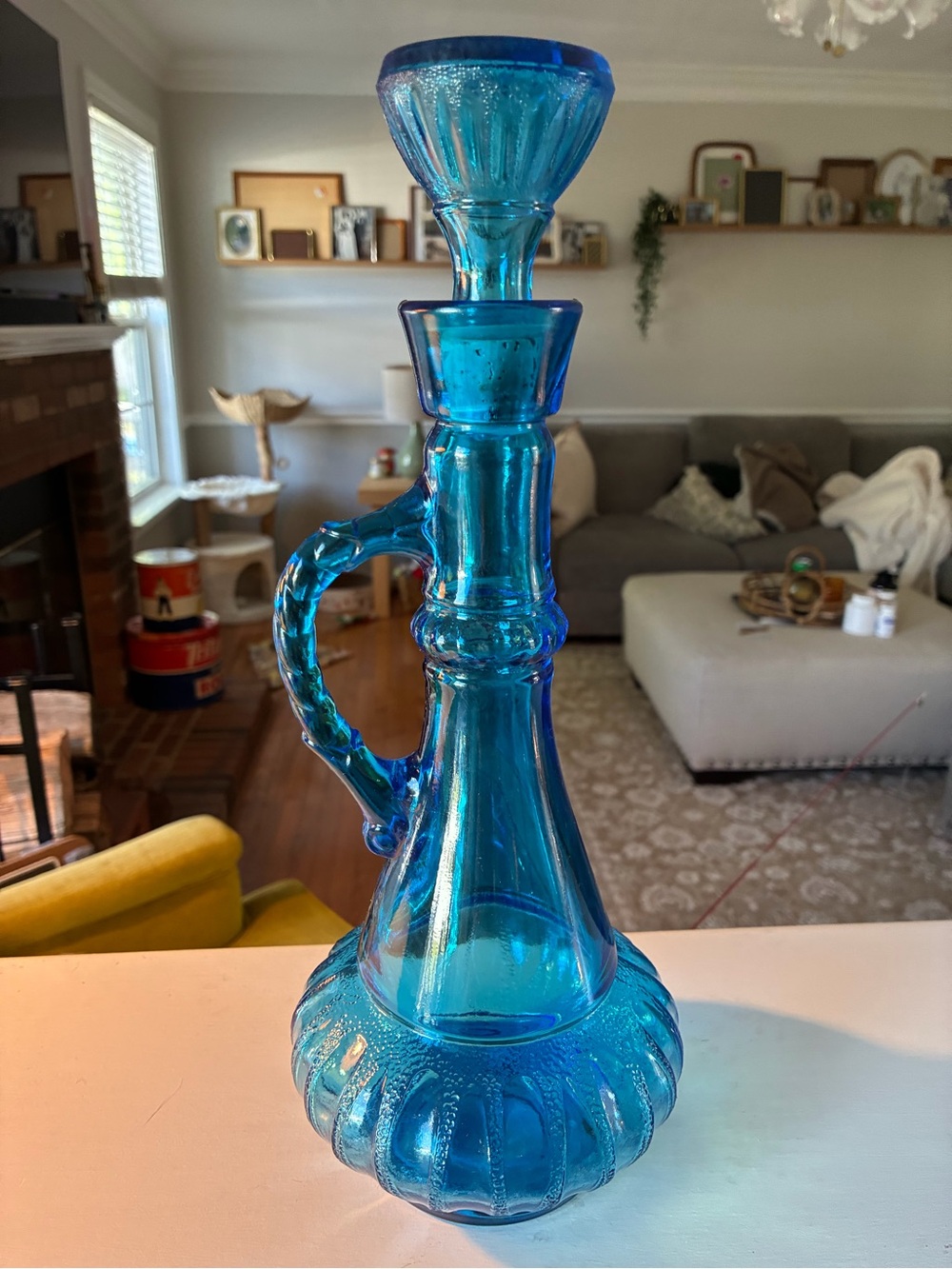 Vintage Jim Beam “ I Dream of Jeannie “ Bottle. Blue